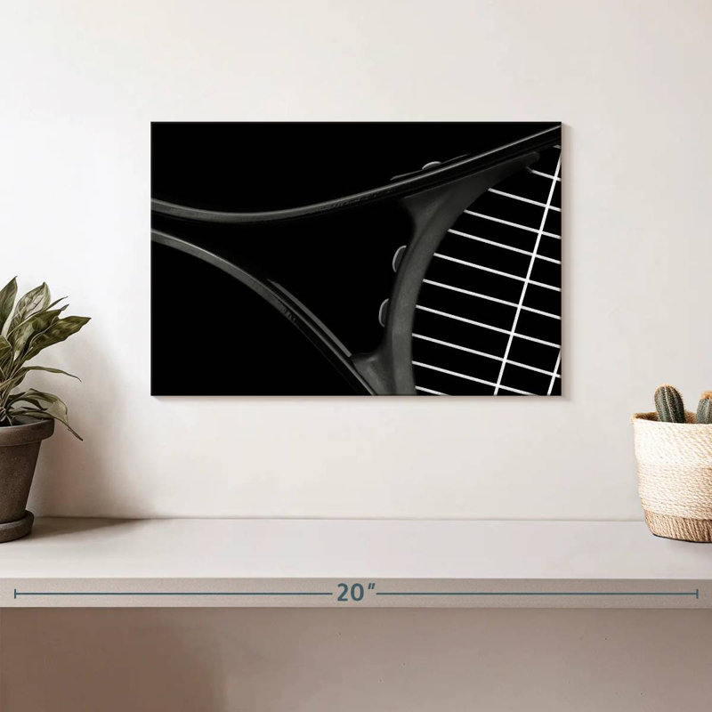 Tennis racket throat Sireci, H 8 po x l 12 po