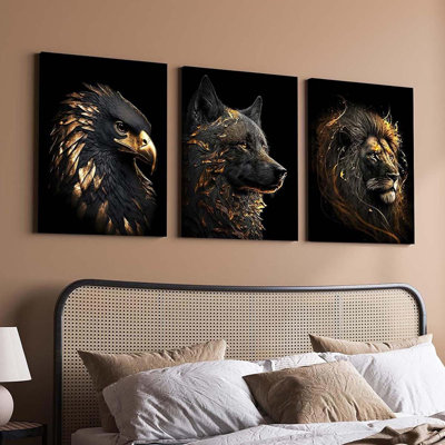 3 Piece Wrapped Canvas Print