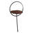 Maya 37.13 " Powder Coated LED Tray Table Floor Lamp