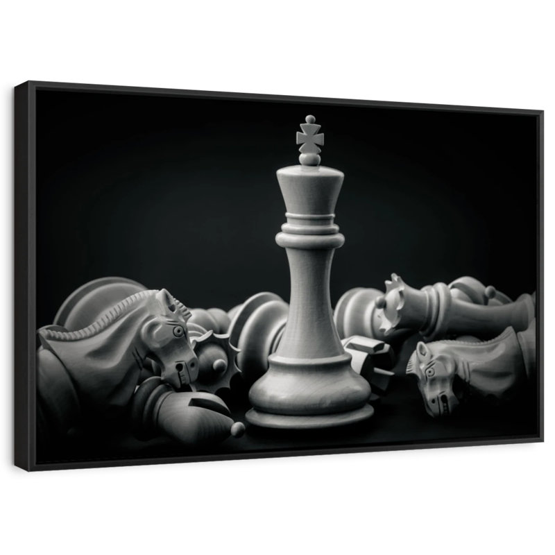 «Chess King Wall Art», H 9 po x l 13 po