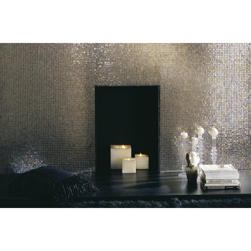 Grapes 5/8" x 5/8" Glimmer Glass Mosaic