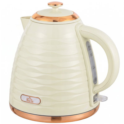 HOMCOM 1.7 L Whistling Electric Tea Kettle