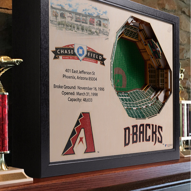 MLB 25-Layer StadiumViews 3D Wall Art, Arizona Diamondbacks