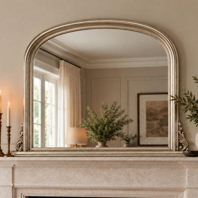 Overmantle Bainum Traditional Arched Mirror