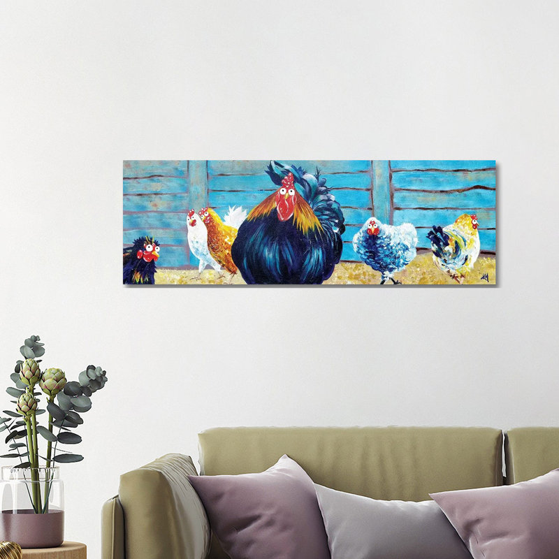 Cocksure by Kim Haskins - Wrapped Canvas Panoramic Print, 121.92 cm H x 40.64 cm W x 1.91 cm D