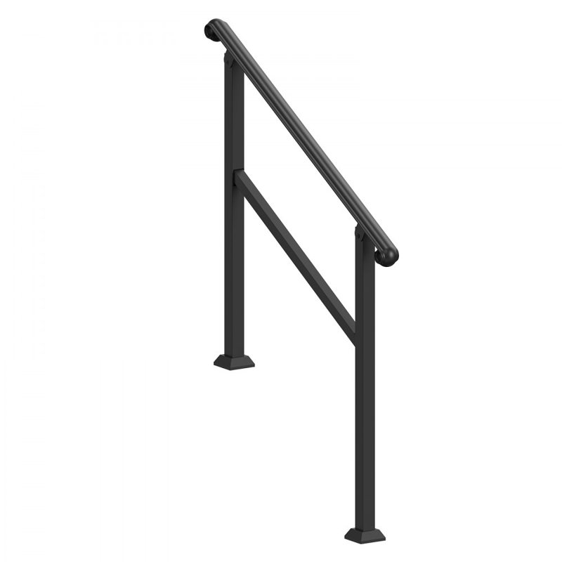 2-3 Step Handrails for Outdoor Steps for Seniors Porch Deck Post