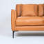 Causeuse en cuir véritable Fessler