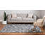 Tapis contemporain contemporain couleur étain-33745624