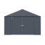 Remise de rangement en acier Elite, 12 x 16, anthracite-78950425