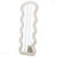 Miroir d'appoint de plancher pleine longueur Wave Design - Utilisation suspendue / inclinée pour la chambre à coucher / salon-1862115649