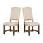 Mobilier de salle à manger rembourré beige clair