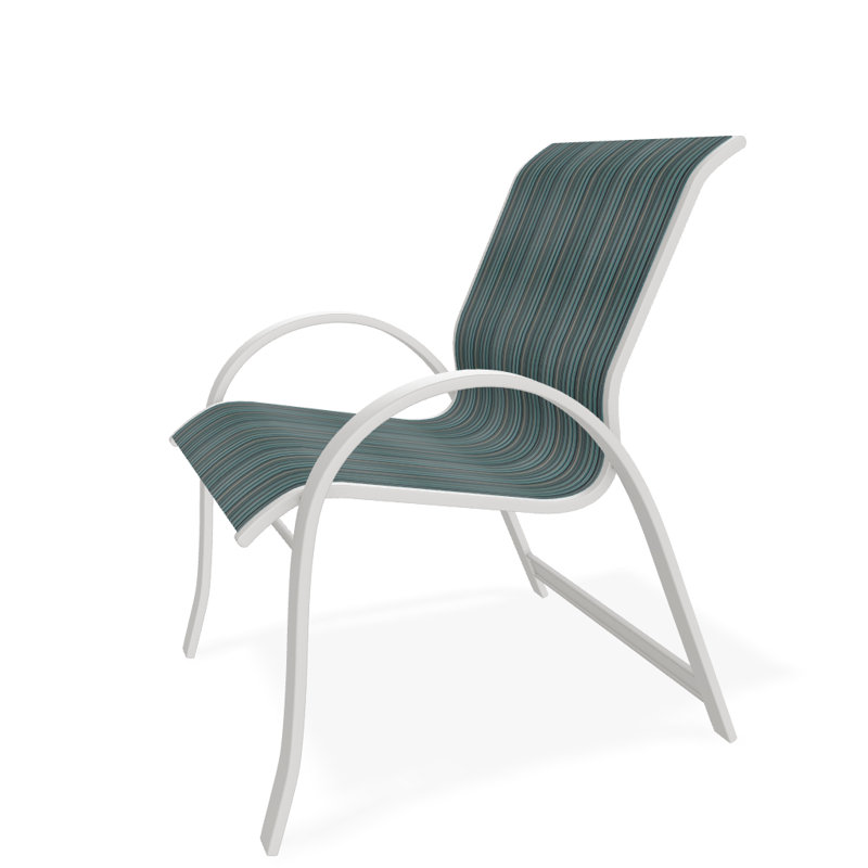 Aruba Outdoor Dining Armchair, Snow