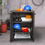 Grande armoire de rangement robuste avec 2 portes, espresso-58931535-58931534