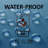 Solid Colours Extra Long Shower Curtain Polyester with Matching Hooks-70040622