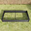 Ensemble de lit surélevé pour jardin - Jardin surélevé en métal 7,6 x 3,7 x 0,98 pi-376414956-376414953