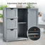 Armoire de rangement latérale avec 3 tiroirs et 1 armoire de rangement Rosalva-1206730727