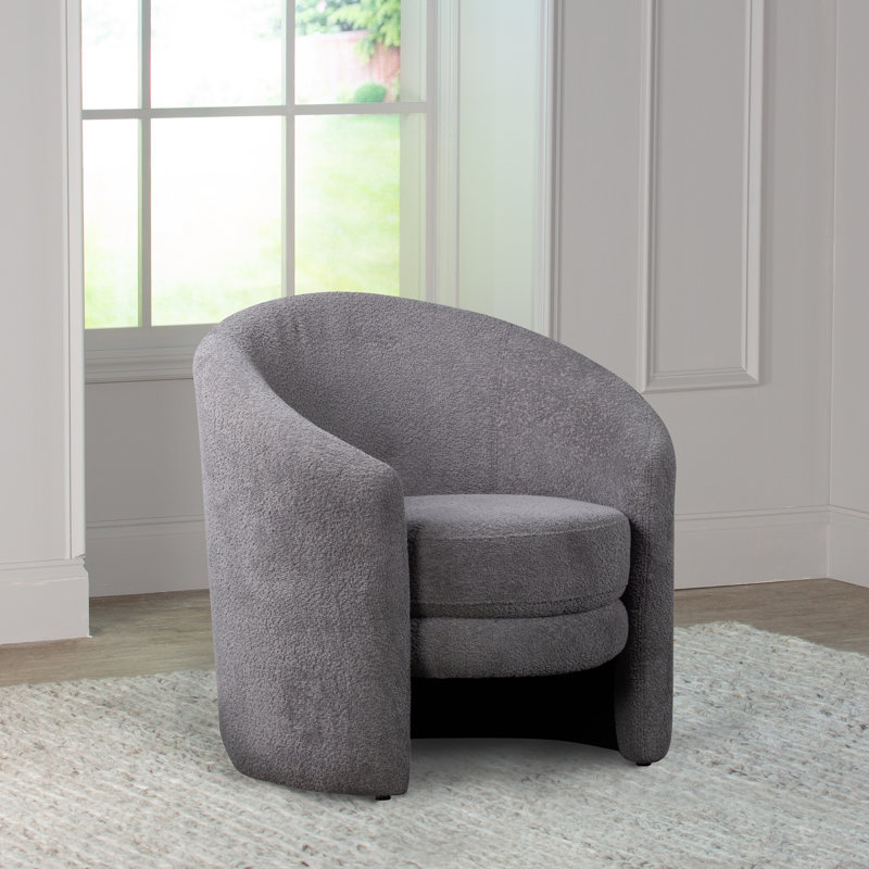 Fauteuil demi-tonneau de 32,5 po de large Jameka