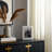 Modern Glam Stone Marble Frame with Sleek Beveled Edges and Luxe Handcrafted Detailing