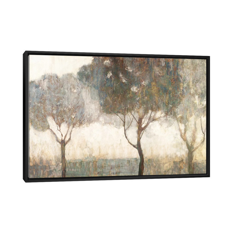 H 18 po x l 26 po x P 1,5 po, Toile avec cadre noir, Pas de tapis
