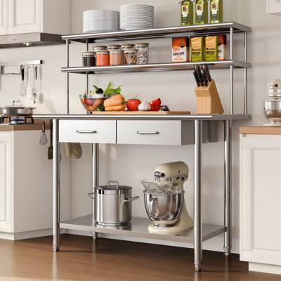 Stainless Steel Shelving Unit