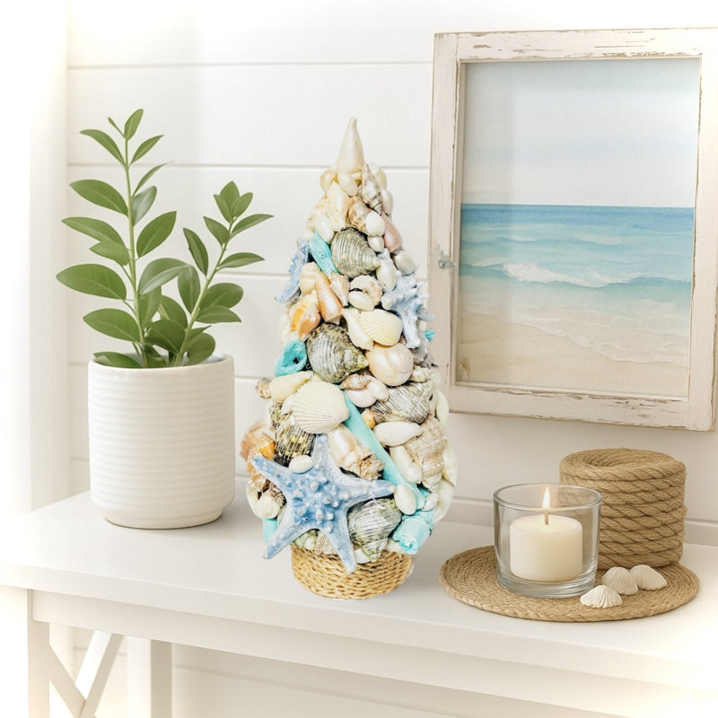Coastal Shell Tabletop Tree