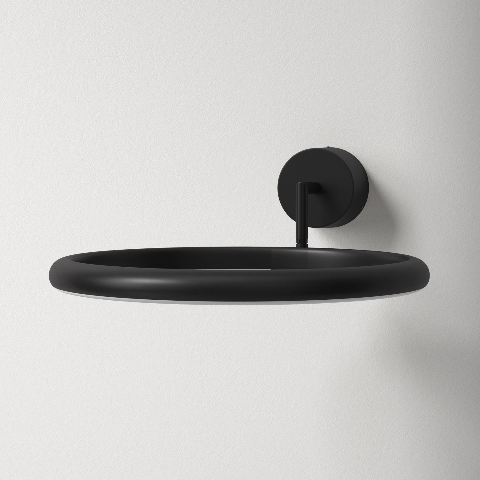 Ronak Dimmable Armed Sconce, Matte Black