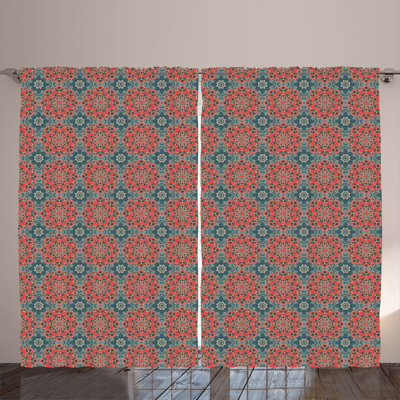 Semi Sheer Curtain Pair