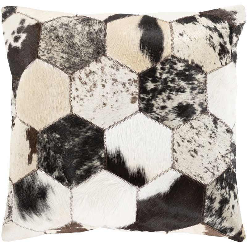 Housse de coussin carré en suède, Pas de bourre