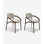 Chinese-Style Simple Solid Wood Ash Wood Armrest Dining Chair
