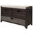 Storage Bench With Removable Basket And 2 Drawers, Assembled Shoe Bench