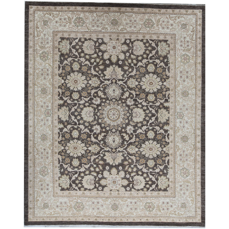 Tapis chameau et crème noué à la main de haute qualité Sultanabad