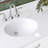 Ariel Monrow 67 Inch Single Oval Sink Bathroom Vanity With Pure White Quartz Countertop-105988589