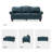 Eugene 81" Traditional Genuine Leather Sofa-2064026877