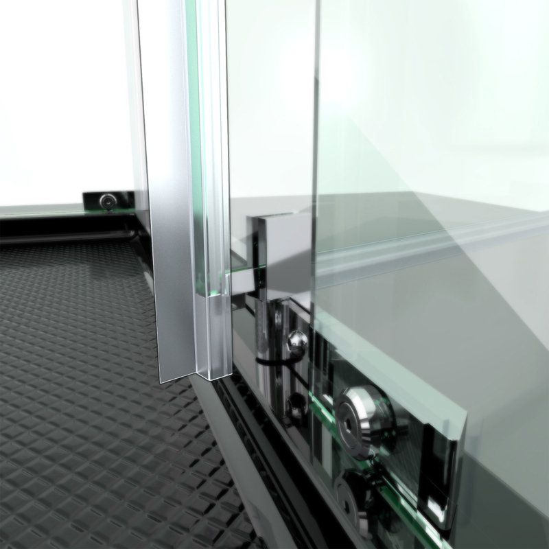 Vinyl Seal Door Sweep, 1.25" H x 1" W x 96" D