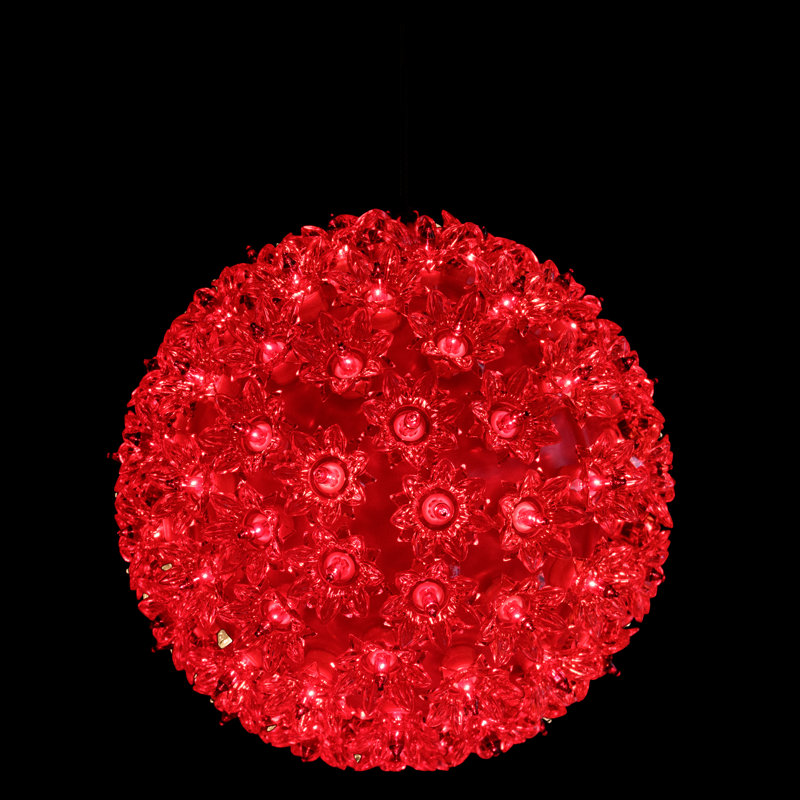 Décoration sans thème 7,5 po, Rouge