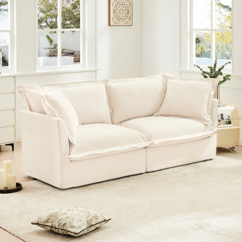Lit superposé confortable en chenille 2 - Couchette pratique et polyvalente pour le revêtement d'appartement avec housse élégante