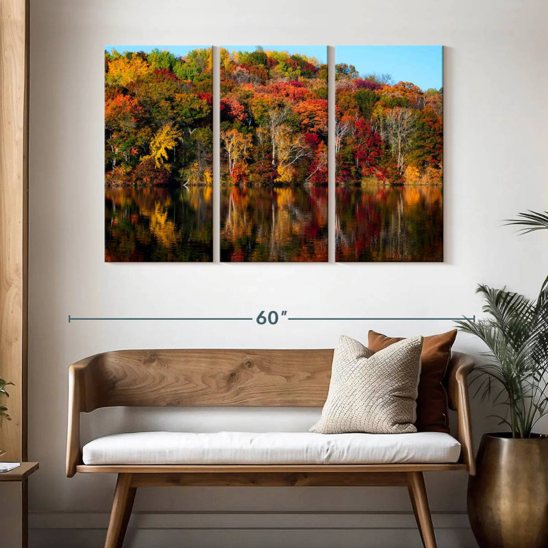 Forêt d'automne Alvord, H 32 po x l 50 po