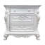 Ensemble de lit pour grand lit 5 pièces Frank, blanc sculpté, commode miroir de commode-119906998-119906996