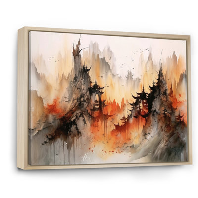 Art mural majestueux, paysages chinois III