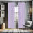 Floral Semi-Sheer Rod Pocket Curtain Panels-45233167