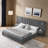 Upholstered Bed Frame With Headboard-1420061660-1420061658