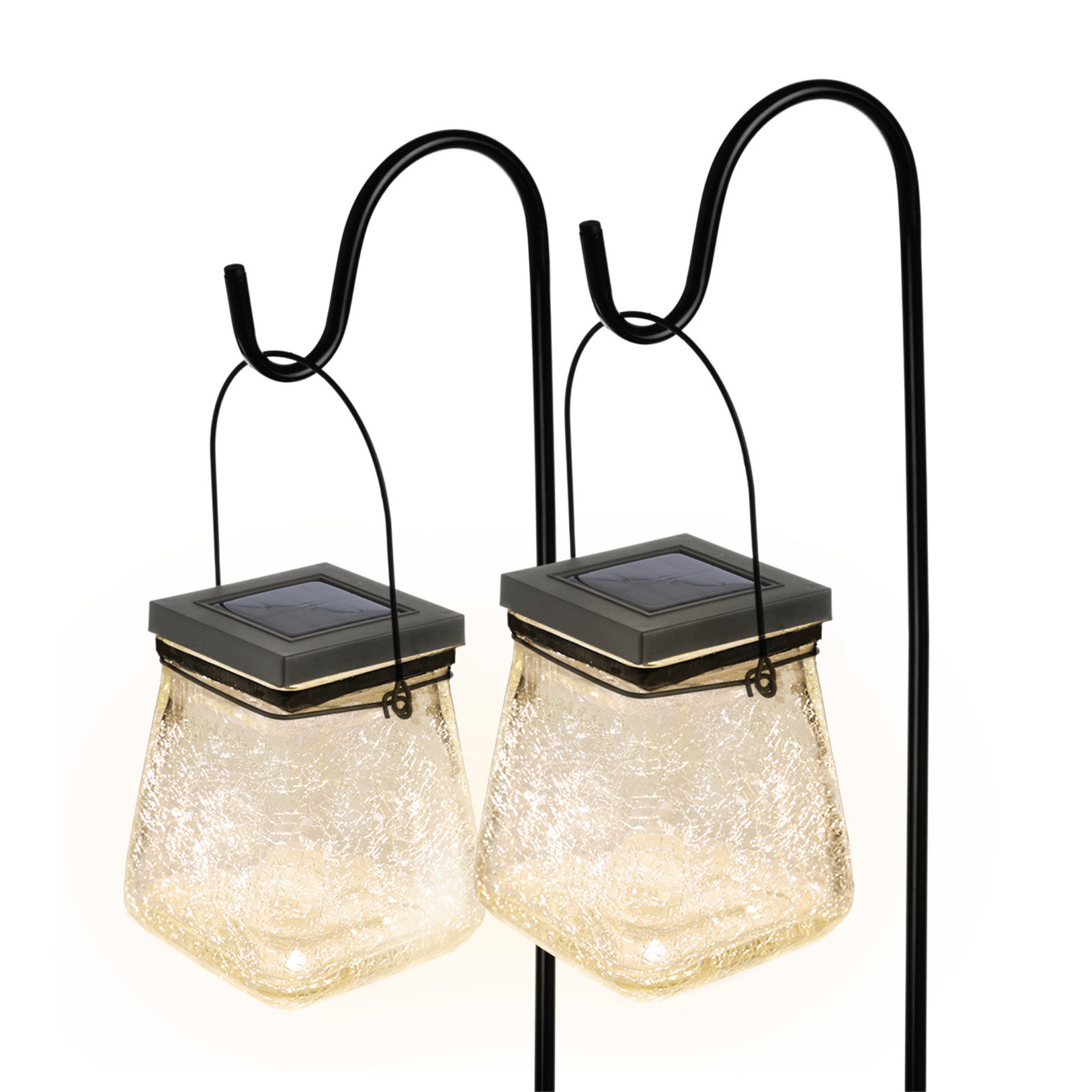 Timmy 8.1'' Solar Powered Integrated LED Outdoor Lantern