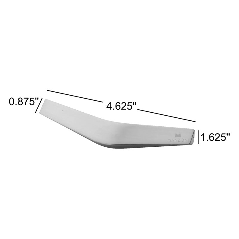 Boomerang 3 3/4" Center to Center Arch Pull, Satin Nickel