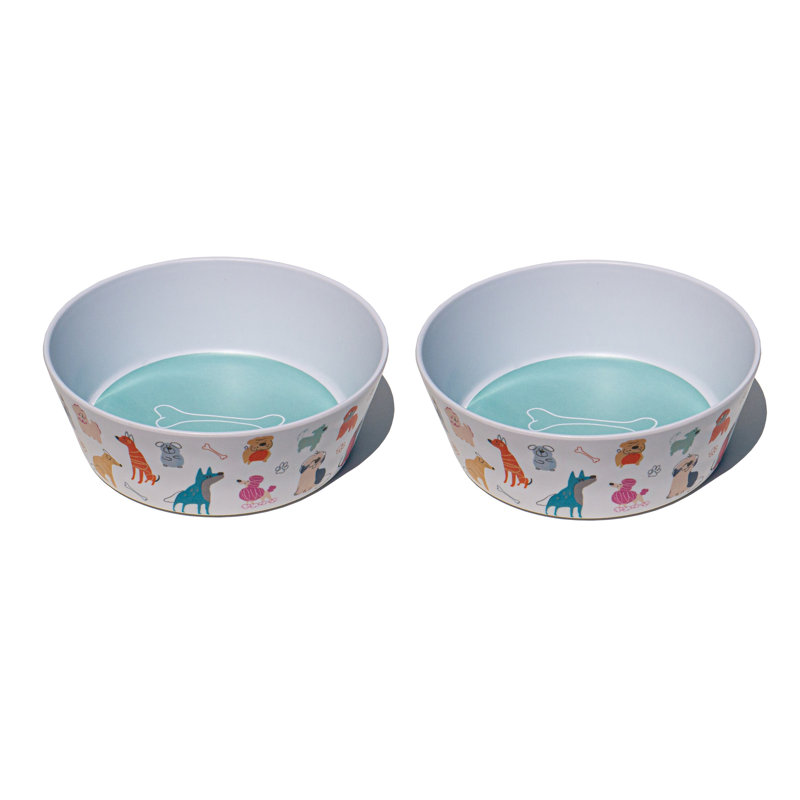 Bol en mélamine pour chien Dog Whimsy, Grand (5 tasses)