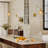 Boho Rattan Plug-In Swing Arm Wall Sconce-127124396