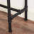 Modern Industrial Console Entryway Table with Power Outlets and USB Ports, Narrow Sofa Table with Metal Frame and Engineered Wood Top-1069811221-1069811218