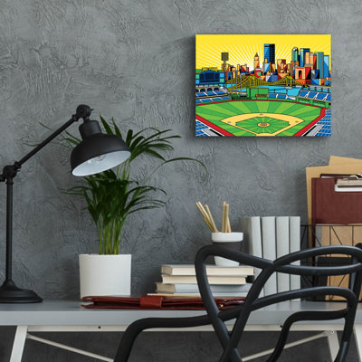 PNC Park Pittsburgh 'par Ron Magnes, acrylique