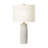 Ellen Degeneres Feikudo 1 Light Bedroom Home Office Living Room Lamp In Glossy Finish With Linen Shade-509184296