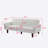 74.4'' Faux Leather Square Arm Sofa Bed-1983379835-1973282069