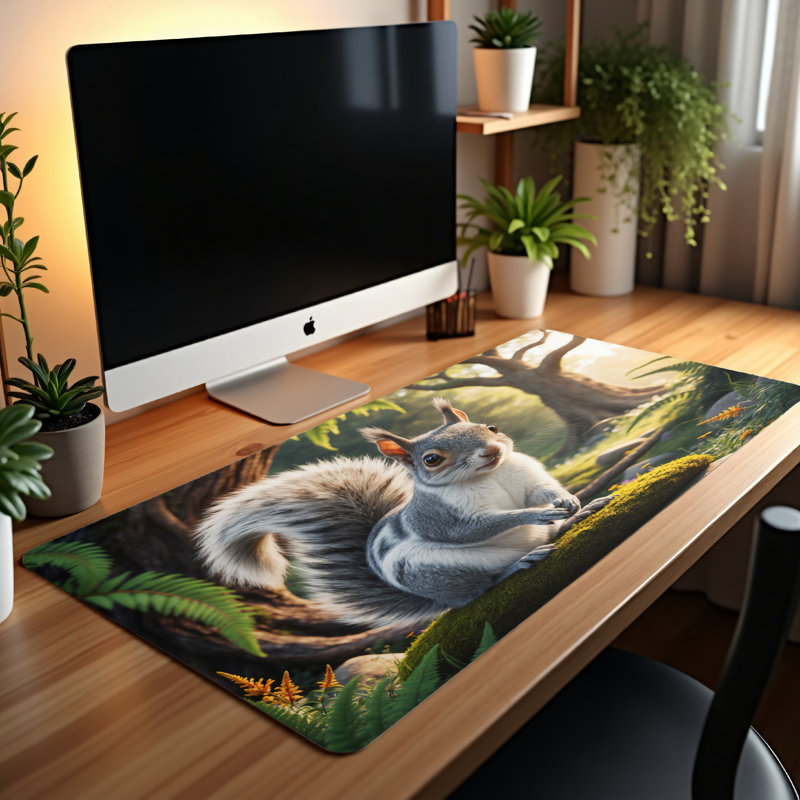 Polyester Desk Pad, 14.4x12.1